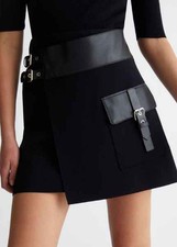 Minigonna donna in maglia di