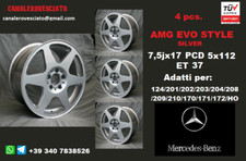 Cerchi amg evo 17 silver - 7,5,