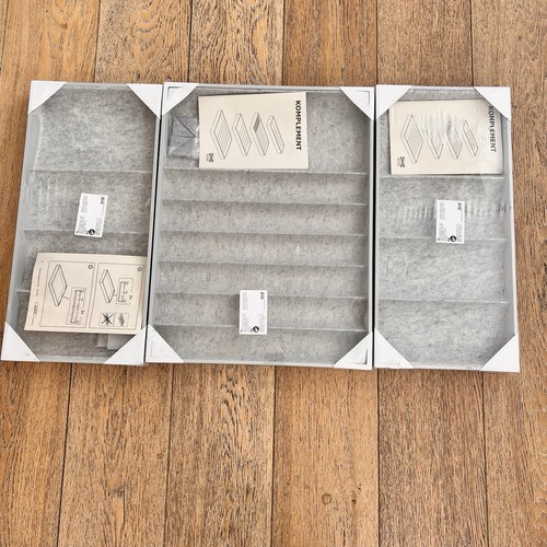 Set tre inserti vassoio