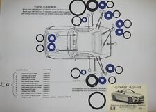 12 kit Rigenerazione Completa Pistoni Idraulici  Capote Mercedes SL R129