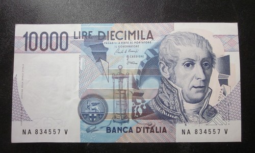 Banconota italia 10000 lire - italia,