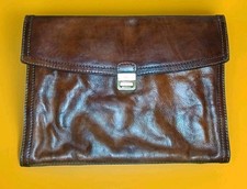 THE BRIDGE Firenze  CARTELLA SOTTOBRACCIO Notebook  Leather Under-arm Briefcase 