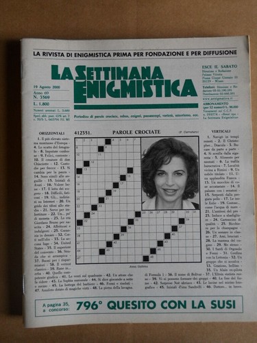 Settimana enigmistica 3569 - settimana,