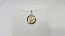 CIONDOLO MEDAGLIA SEGNO ZODIACALE GEMELLI IN ORO GIALLO 18KT 750 2 GRAMMI 