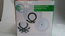 United Colors Of Benetton Set 18Pezzi Logo Stampa Nera Casa [solo 17] BE107