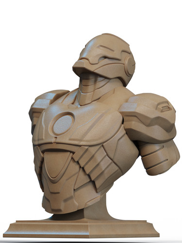 Busto iron man - iron,