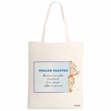 borsa ecru scritta miglior