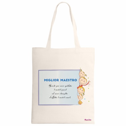 Borsa ecru scritta miglior - borsa,