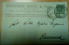 Imola bologna x RAVENNA pubblicitaria commerciale  venditore piante vivaio 1920