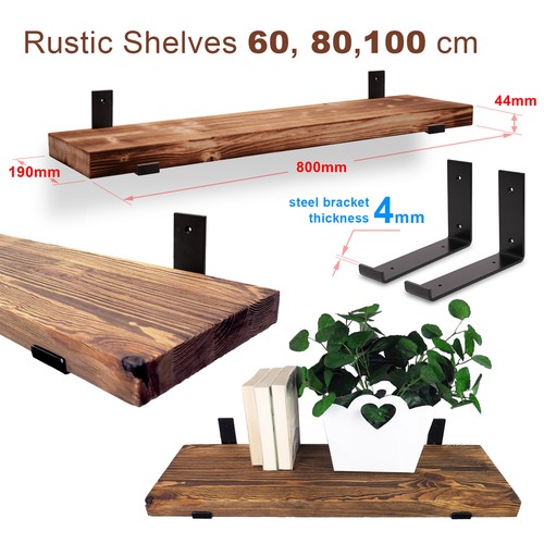 Legno carbonizzato naturale