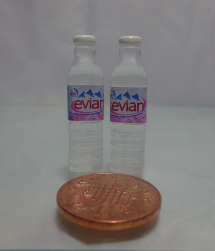 Bottiglie acqua evian - 2x,