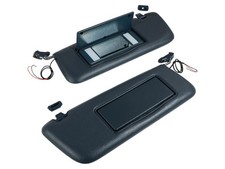 Alette parasole blu con specchio trucco illuminato Mercedes R107 380SL 560SL