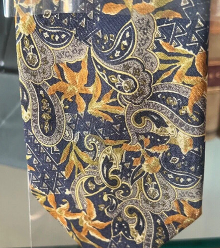 Fendi cravatta uomo seta blu - fendi,