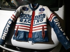 Giacca in pelle Honda HRC Rothmans taglia 50