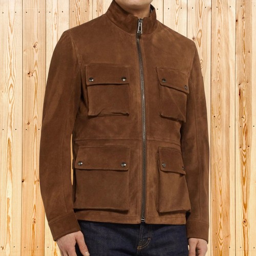 Giacca campo uomo marrone - giacca,