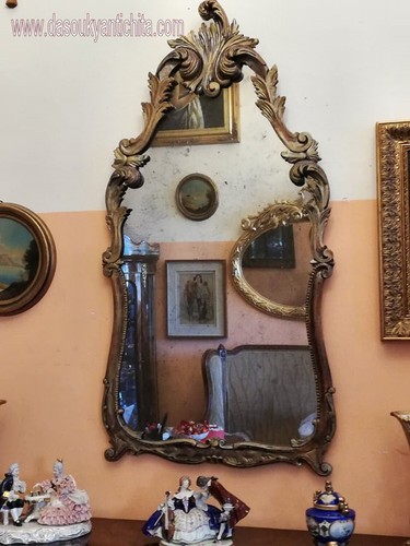 Antico specchio stile barocco - specchio,