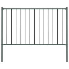 vidaXL Pannello Recinzione Pali Acciaio Verniciato 1,7x1,25m Antracite