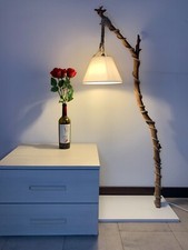 lampada artigianale, legno