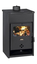 Stufa a legna con piano in