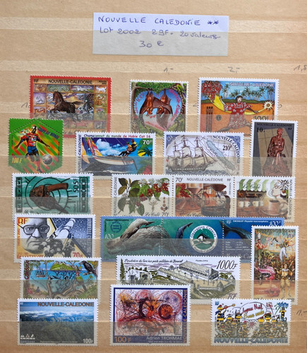 Timbres nouvelle caledonie - nouvelle,