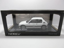 Minicar Norev Peugeot 205 GTI 1991 bianca 1/18