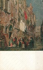 1933 Le comari artista Beppe Ciardi Arte Cartolina illustrata