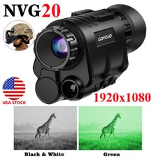 Monocolo termico 1920x1080 NVG20 visione notturna HD versione infrarossi per caccia