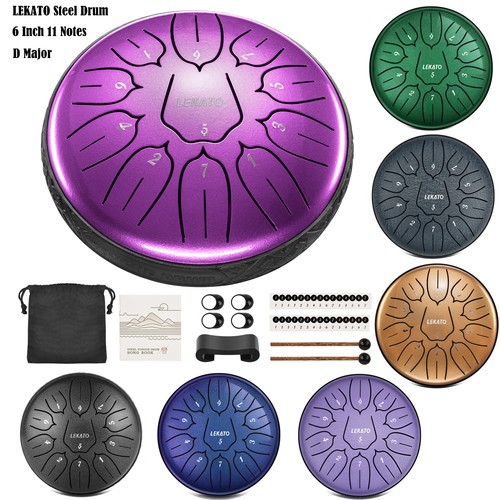 Lekato steel tongue drum - lekato, 6"