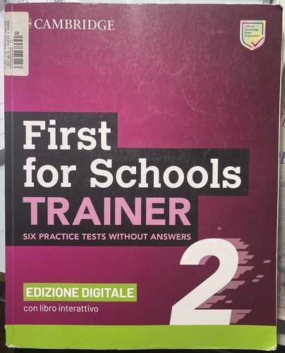 First for schools trainer six - first, (six