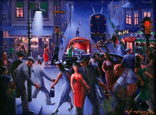 Bronzeville night - bronzeville,