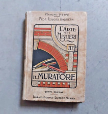 ANDREANI ISIDORO, Il muratore, Milano 1926 - MANUALI HOEPLI