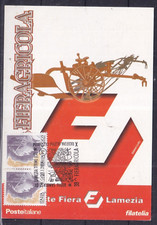FIERA AGRICOLA 2009 -CARTOLINA POSTE ITALIANE TIMBRI LAMEZIA TERME