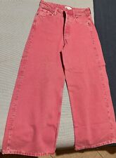 Jeans rosa, taglia M, vita alta