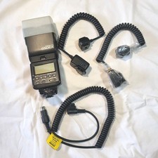 Flash Canon Speedlite 550EX attacco a slitta con cavi 2 e OC-E3 e 2 cavi turbo