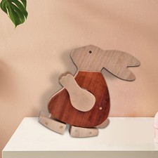 Coniglietto di legno di Pasqua