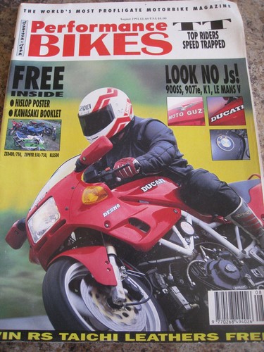 Performance bikes aug 1991 - aug,