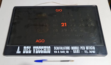 CALENDARIO PERPETUO DA PARETE MAGNETICO ANNI 70 80 POSTMODERNO