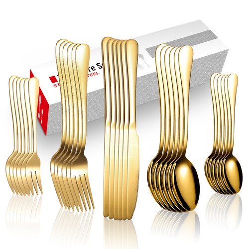 Set posate pranzo oro 30 - posate, da