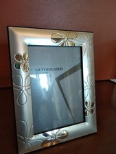 CORNICE PORTAFOTO IN SILVER PLATE - MAI USATO - COLLEZIONE PRIVATA