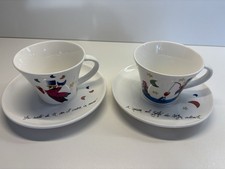 N.2 Tazze con decorazioni di Francesco Musante