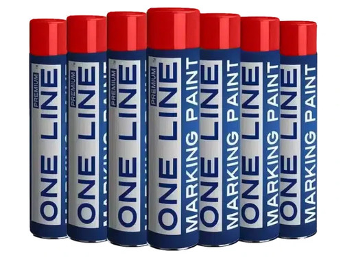 One line red marker - one,