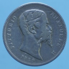 VITTORIO EMANUELE II LIRA 1859