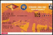 TICKET VIRTUS ROMA Vs SICC CUCINE IESI - CAMPIONATO SERIE A1 BASKET 2004/05