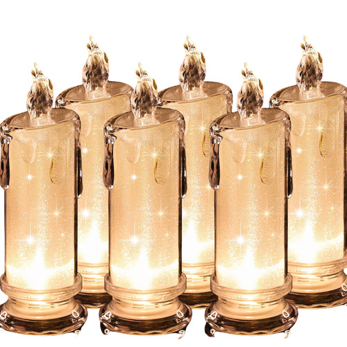 Candele led effetto fiamma - candele,