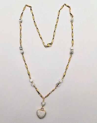 Collana acciao dorato con - in,