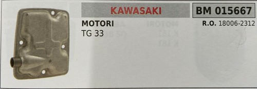 Marmitta brumar kawasaki - marmitta,