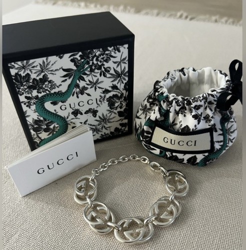 Bracciale gucci argento - bracciale, in