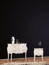 COMO 2 COMODINI BOMBATO LEGNO