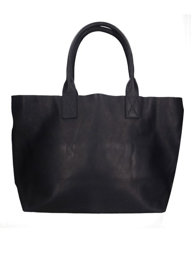 Borsa shopper pelle vacchetta - shopper,