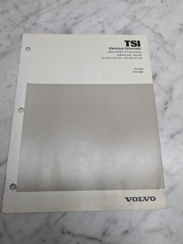 Schema elettrico volvo - volvo, allison
